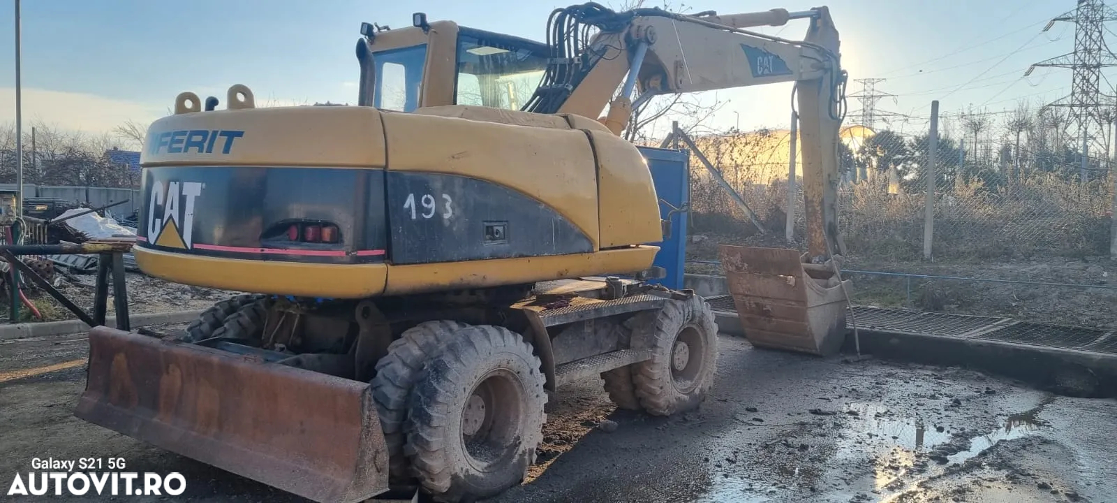 Caterpillar CAT M 315 C Excavator pe roti - 2