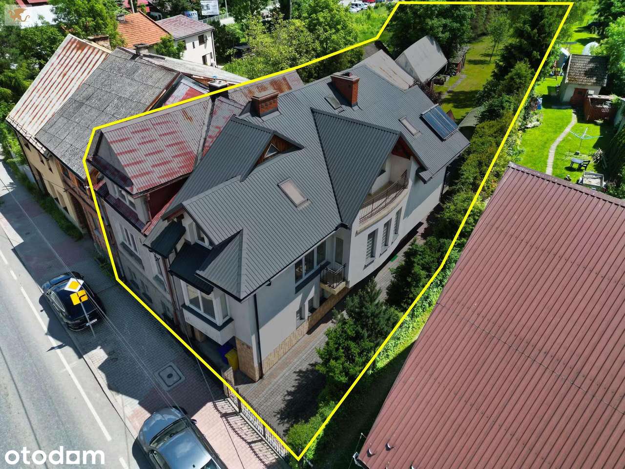 Dwa domy + budynek gosp. na działce 1 900 m² | Centrum Jordanowa - Pełny obrazek: 2/20