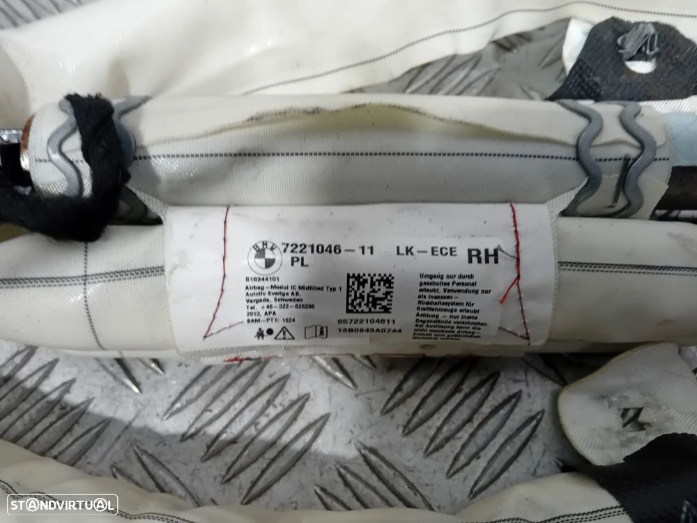 Cortina Cortinas de Airbag BMW Série 1 F20 F21 722104510 722104610 Original - 4