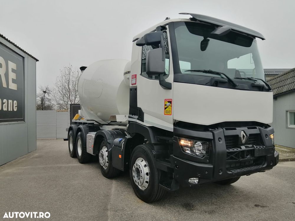 Renault C 430 8x4 Betoniera/Beton Mixer 9m3, TOP !!! - 4
