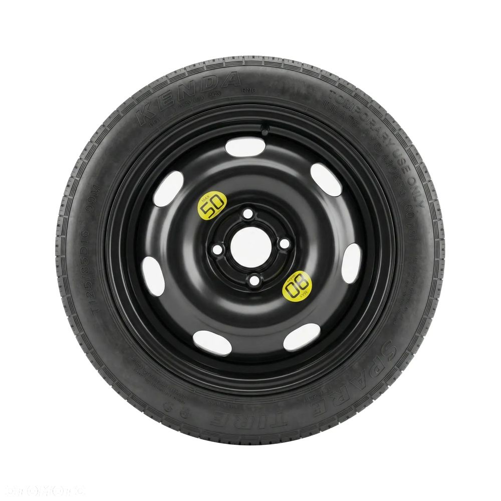 Koło dojazdowe do OPEL MOKKA II B MOKKA-e (2020-obecnie) 125/85R16 + ZESTAW - 5