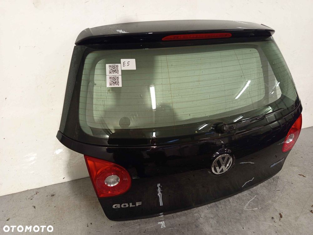 ! KLAPA TYŁ TYLNA BAGAŻNIKA DO VOLKSWAGEN GOLF 5 V HB LC9Z CZARNY - 3