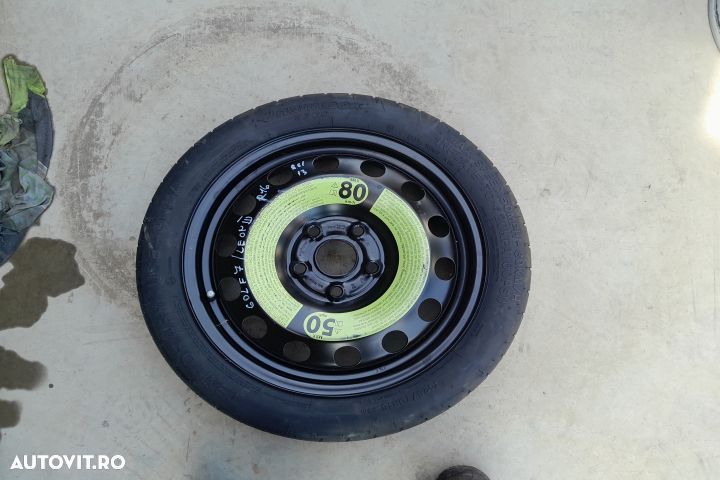 Roata de rezerva R16 T125 / 70R16 T125 / 70R16 Volkswagen VW Golf 7 [ - 1
