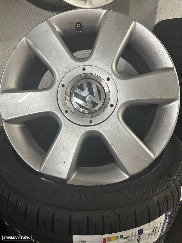 Jantes 16" Originais VW Golf V usadas com pneus usados - 1