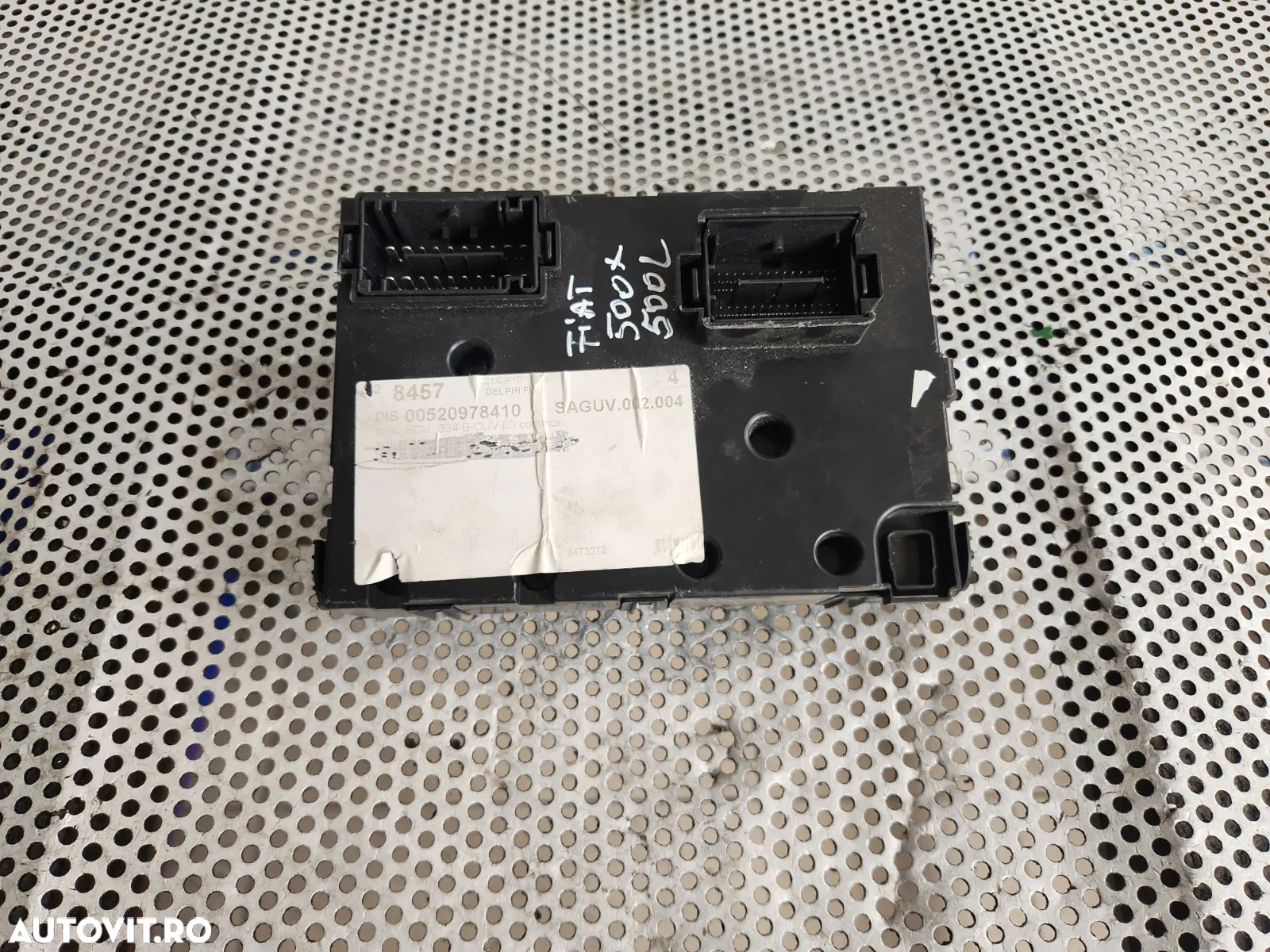 Modul Calculator Panou Sigurante BCM Fiat 500X 500L Cod 00520978410 - Dezmembrari Arad - Achizitionam Autoturisme/Piese Auto - 4