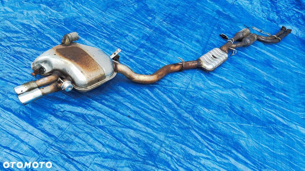 WYDECH TŁUMIK KOŃCOWY ŚRODKOWY RURA WYDECHOWA 7540189 7560561 BMW E60 E61 LCI LIFT 530i 3.0i N53 N53B30 - 2