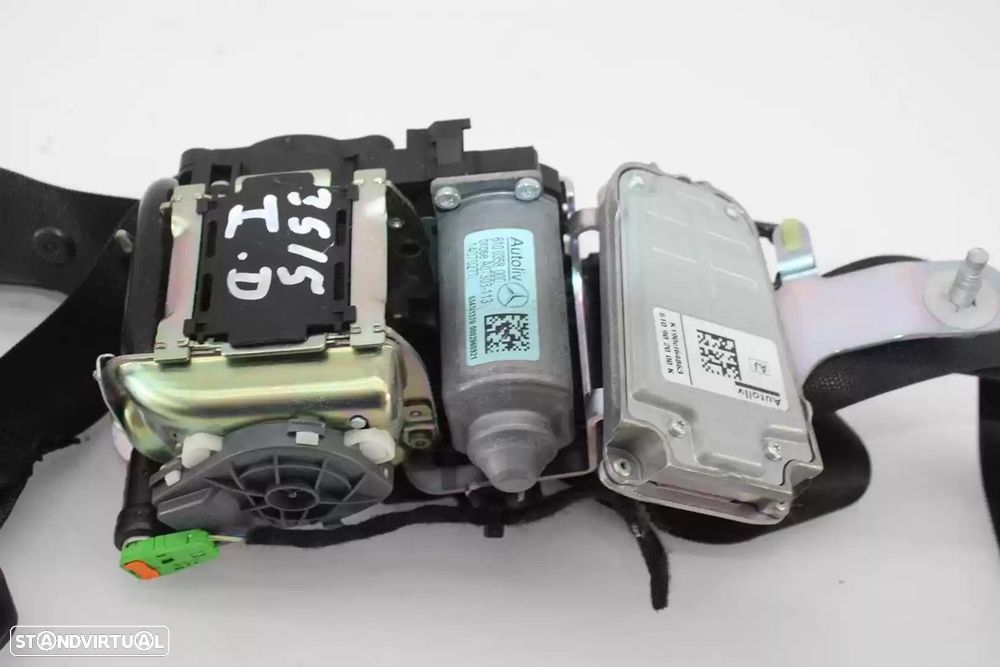 CINTO SEGURANÇA FRONTAL ESQUERDO MERCEDES-BENZ CLASSE C 2010 -616426600 - 1