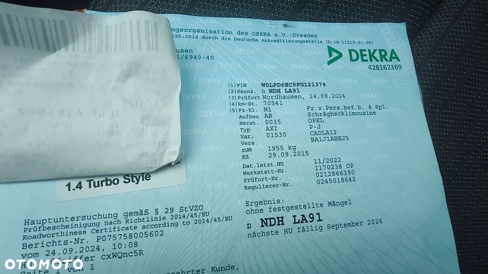 Opel Astra 1.4 Turbo Automatik Style - 18