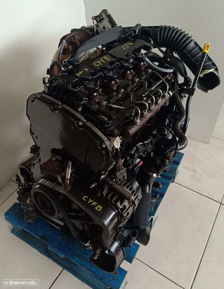 Motor Ford Transit 2.2TDCI 100cv DRFB euro 5 -caixa 6 velocidades CC1R-7002-AD - 4