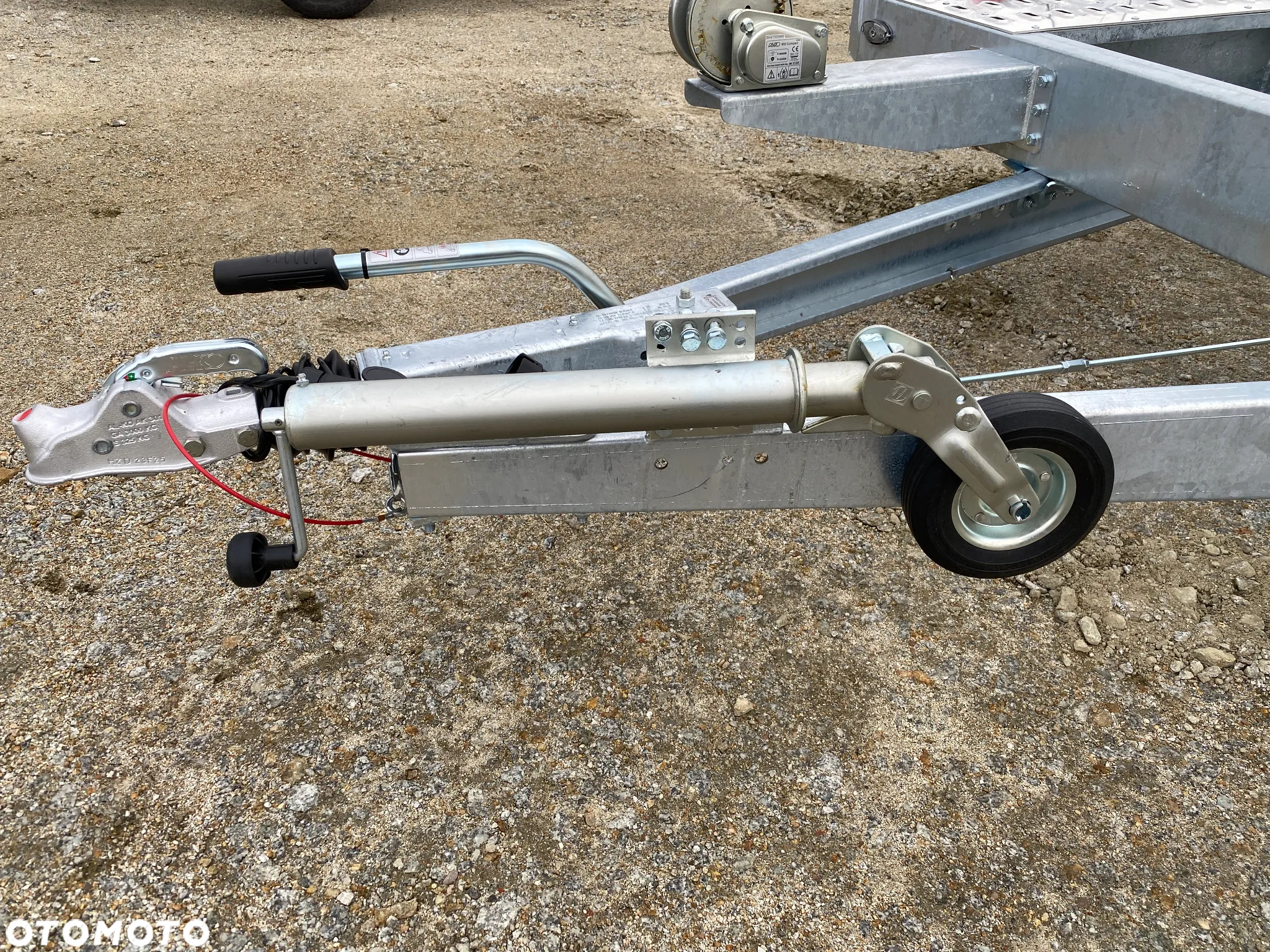 Niewiadów MARS 400X200CM DMC 2700KG PŁASKA LAWETA DO PRZEWOZU SAMOCHODÓW NISKIE KOŁA 13 Z NAJAZDAMI I WCIĄGARKĄ | DOSTAWA | RATY | LEASING | - 13