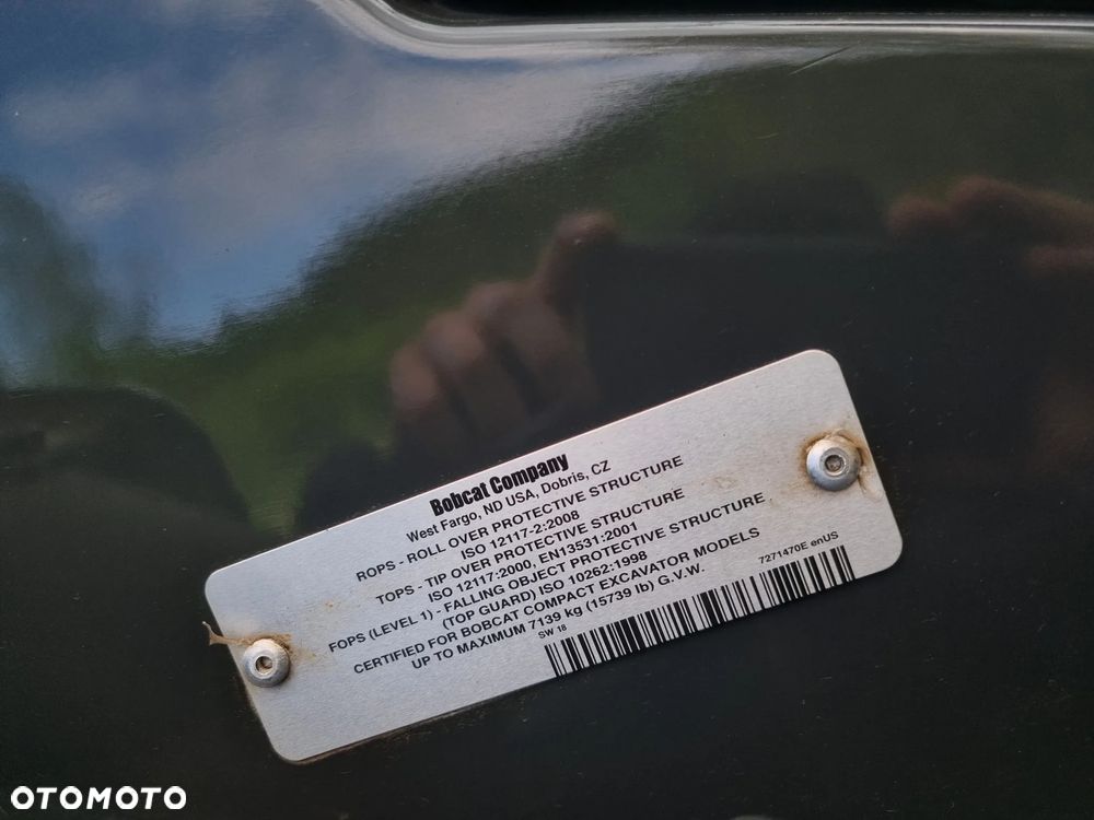 Bobcat E27Z Koparka Gąsienicowa 2,7 Tony jak Nowa Z Norwegii 2021r 1600mtg Kubota silnik - 10