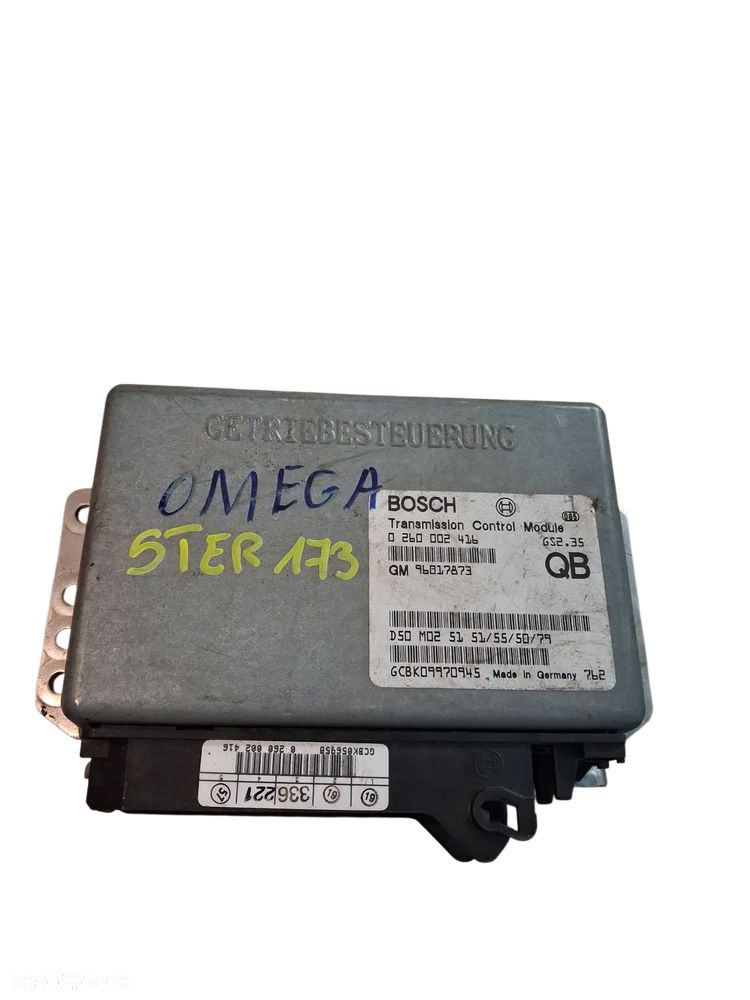 Sterownik KOMPUTER SILNIKA ECU OPEL OMEGA 96017873 - 1