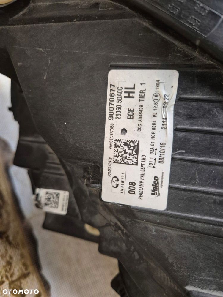 infiniti q30 q-30 qx30 halogen+led lewa lampa europejska idealna - 4