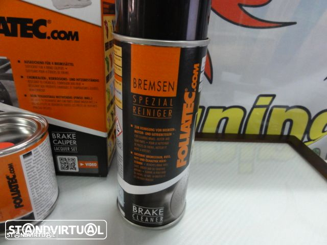 Tinta alta temperatura Foliatec de cor Azul Racing Brilhante para bombas / pinças travão, kit 3 c. - 15