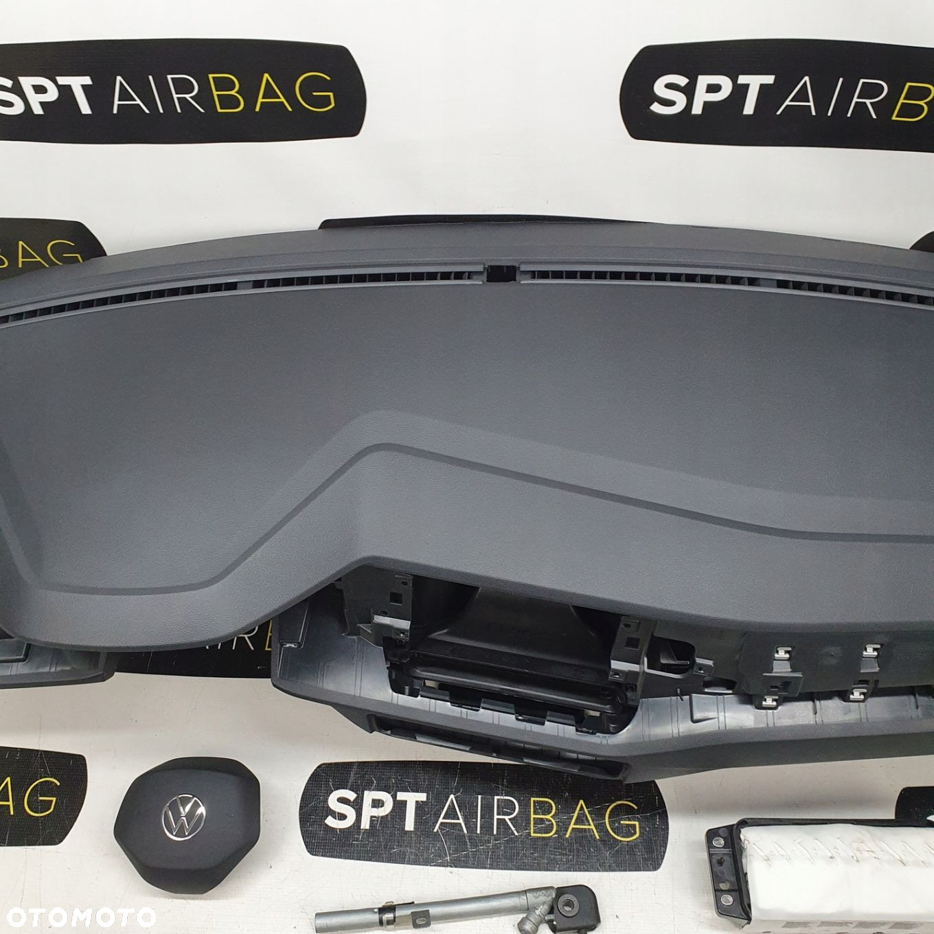 VW POLO 2G LIFT DESKA ROZDZIELCZA KONSOLA KOKPIT PULPIT PODUSZKI AIRBAG AIR BAG PASY KIT SET - 3