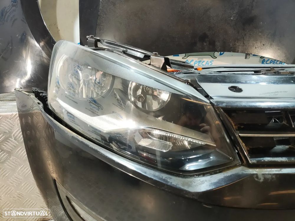Frente Completa VW Volkswagen Polo V | MK5 - 6R | 6C - Parachoques | Parachoque | Grelha | Grelhas | Otica | Oticas | Guarda Lamas | Lama | Capo | Capot | Reforço | Fibra | Radiador | Ventilador | Radiadores | Para-choques - 21