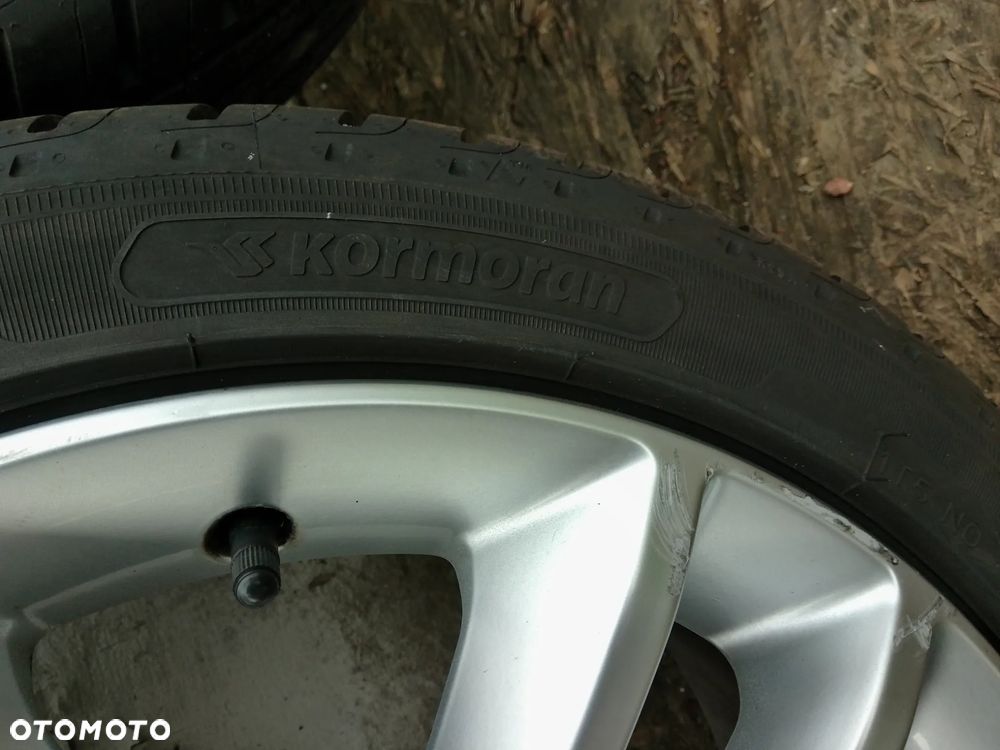 OPEL CORSA E ADAM FELGA FELGI ALUFELGI KOŁA OPONY 4X100 17 X 7J ET 44 OPONY JAK NOWE 2025 ROK 215 45 17 - 10