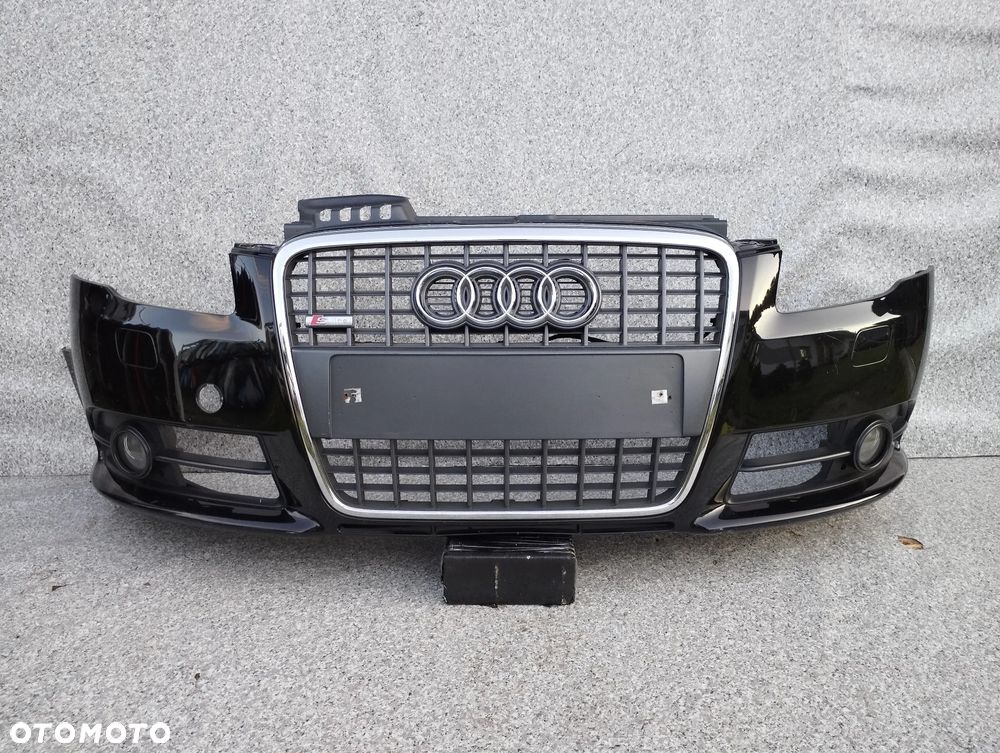 Audi A4 B7 S-Line 04-08r zderzak przód przedni Spryskiwacze pod Xenon - 1