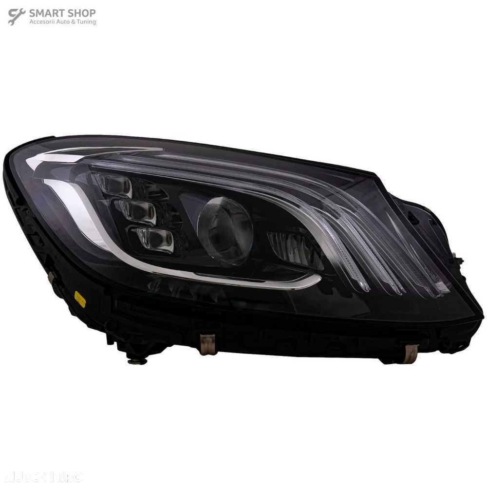 Faruri Full LED Mercedes S-Class W222 Maybach X222 (2013-2017) Facelif - 2