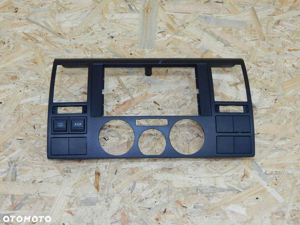vw t5 ramka osłona konsoli radia przycisk asr kompletna 7h0857237 - 1