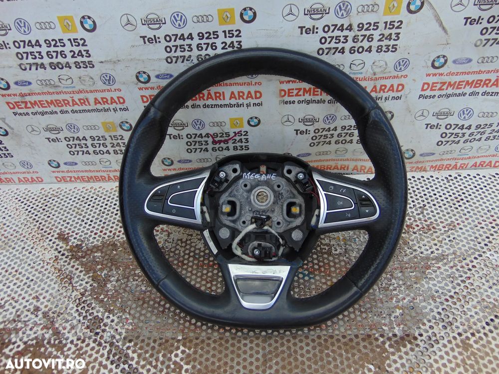 Volan Renault Megane 4 volan cu comenzi Cod 484008738r Kadjar Koleos megane 4 gt line - 2
