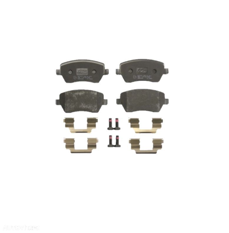 Placute frana Renault Zoe, Modus, Megane, Logan, Kangoo, Clio, Captur, Nissan Note, Micra, Dacia Logan, Lodgy, Duster, Dokker, TRW - 1
