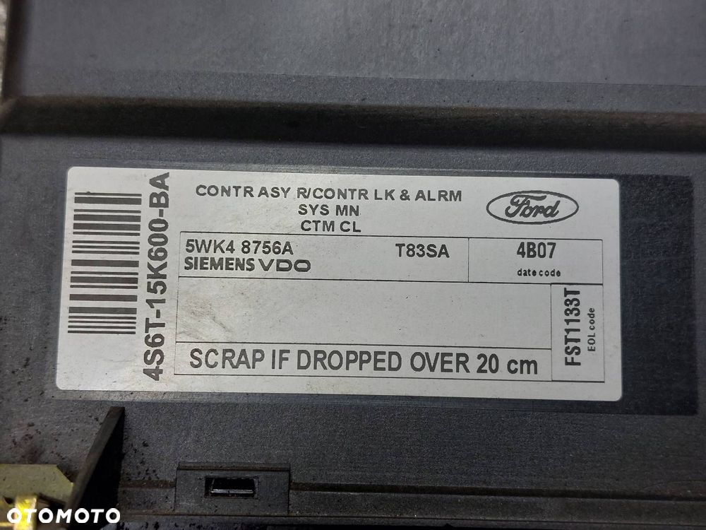 ZESTAW STARTOWY FORD FUSION I 1.4 16V 4S61-12A650-EA 4S6T-15K600-BA - 4