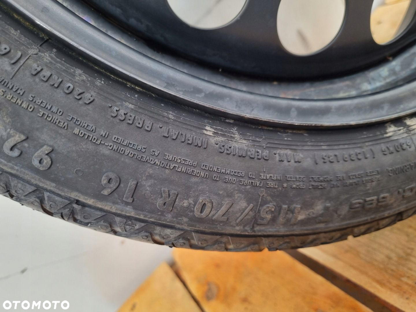 Opel Astra J Zafira C KOŁO DOJAZDOWE dojazdówka 115/70 R16 5x110 2160140 - 6