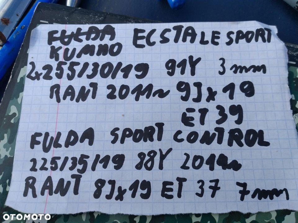 BMW Z4 M3 M-Pawer koła 225/35/19 255/30/19 ET39 - 10