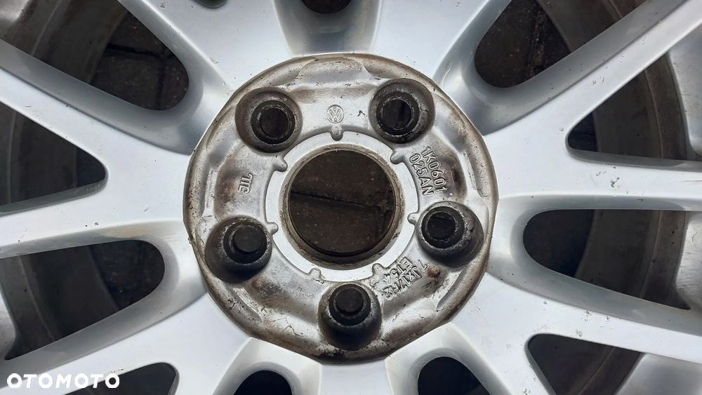 Komplet felg aluminiowych17 CALI 5x112 GOLF V GT GTI 1K0601025AN BBS CZUJNIKI - 5