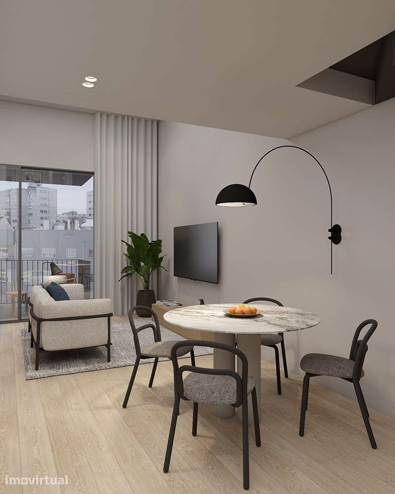 T1 Dúplex Novo c/ Lugar de Garagem em Mafamude (Centro de Gaia) - Grande imagem: 2/31