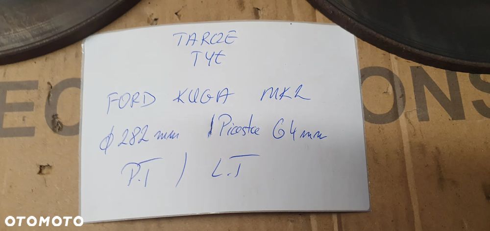 Tarcze hamulcowe klocki tył tylne Ford Kuga II Mk2 - 9