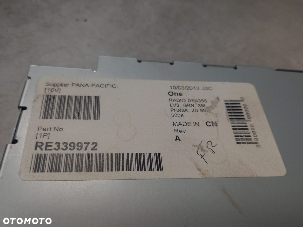 Radio Delphi Pana-Pacific RE339972 John Deere 7280R - 3