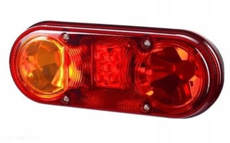 lampa zespolona tylna bez oświetlenia tablicy (led) 12/24v prawa - 1