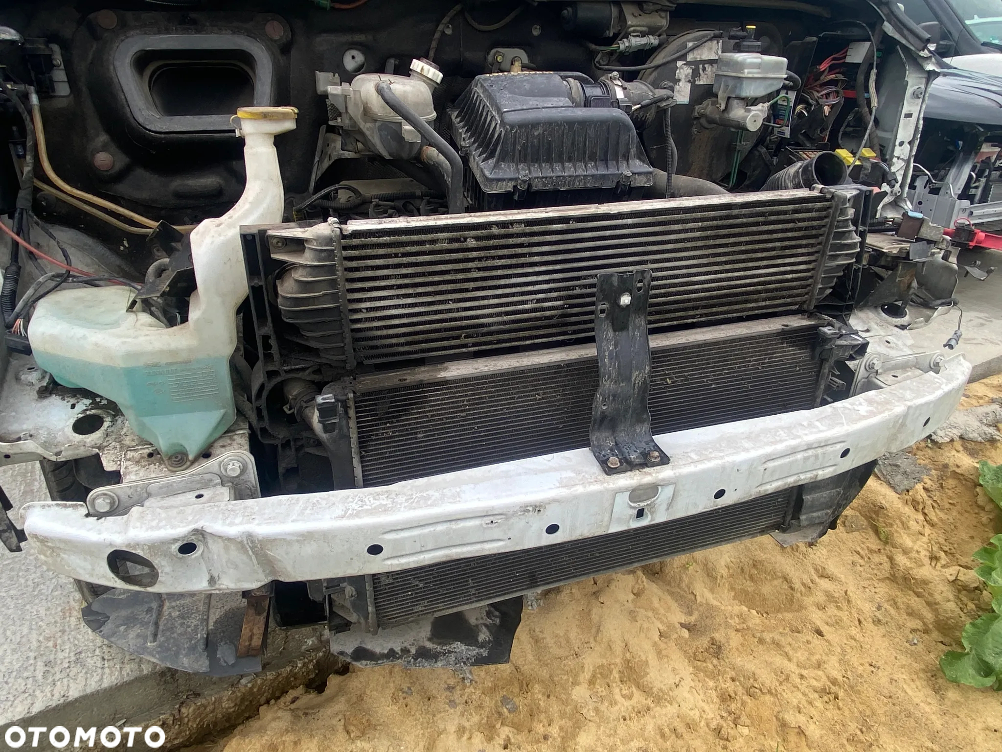 Renault MASTER II LIFT 2003- Opel MOVANO Chłodnica Komplet pas Chłodnic wody intercooler wentylator - 2