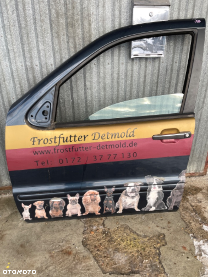 MERCEDES ML 163 drzwi przednie przod szyba zamek listwa granatowe 189 - 12