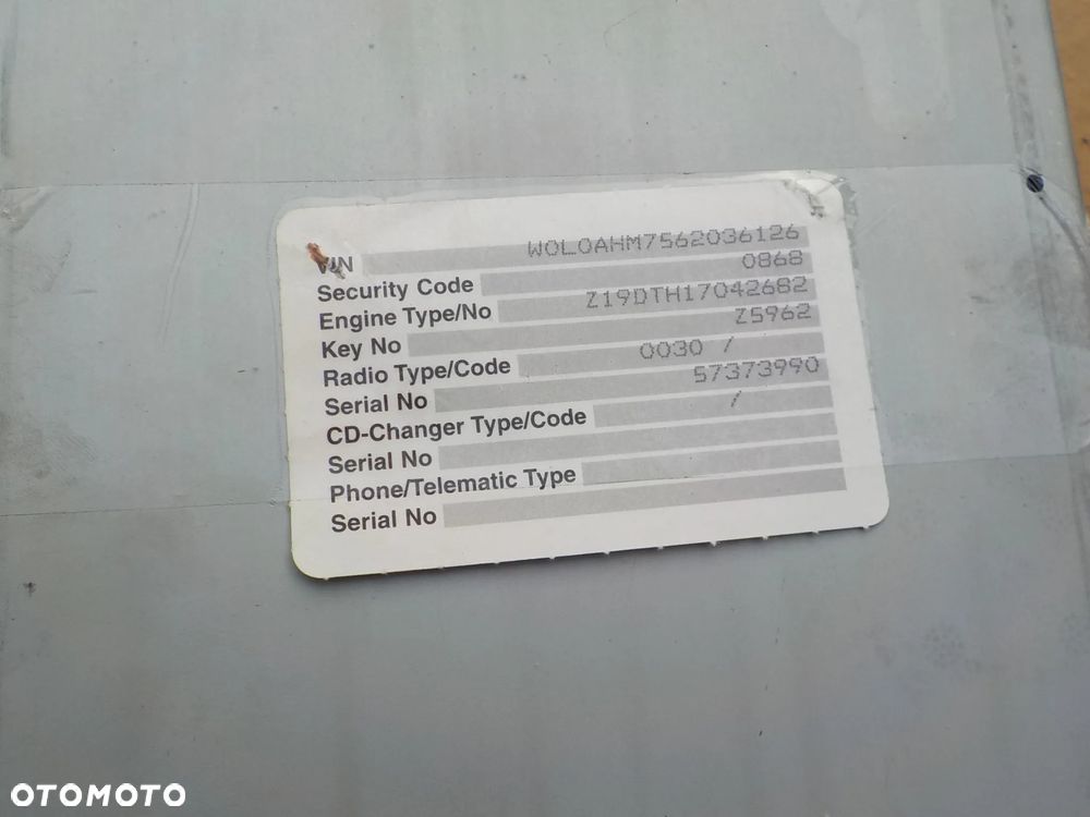 radio cd mp3 wyświetlacz opel zafira b 13154304  13178570 - 4