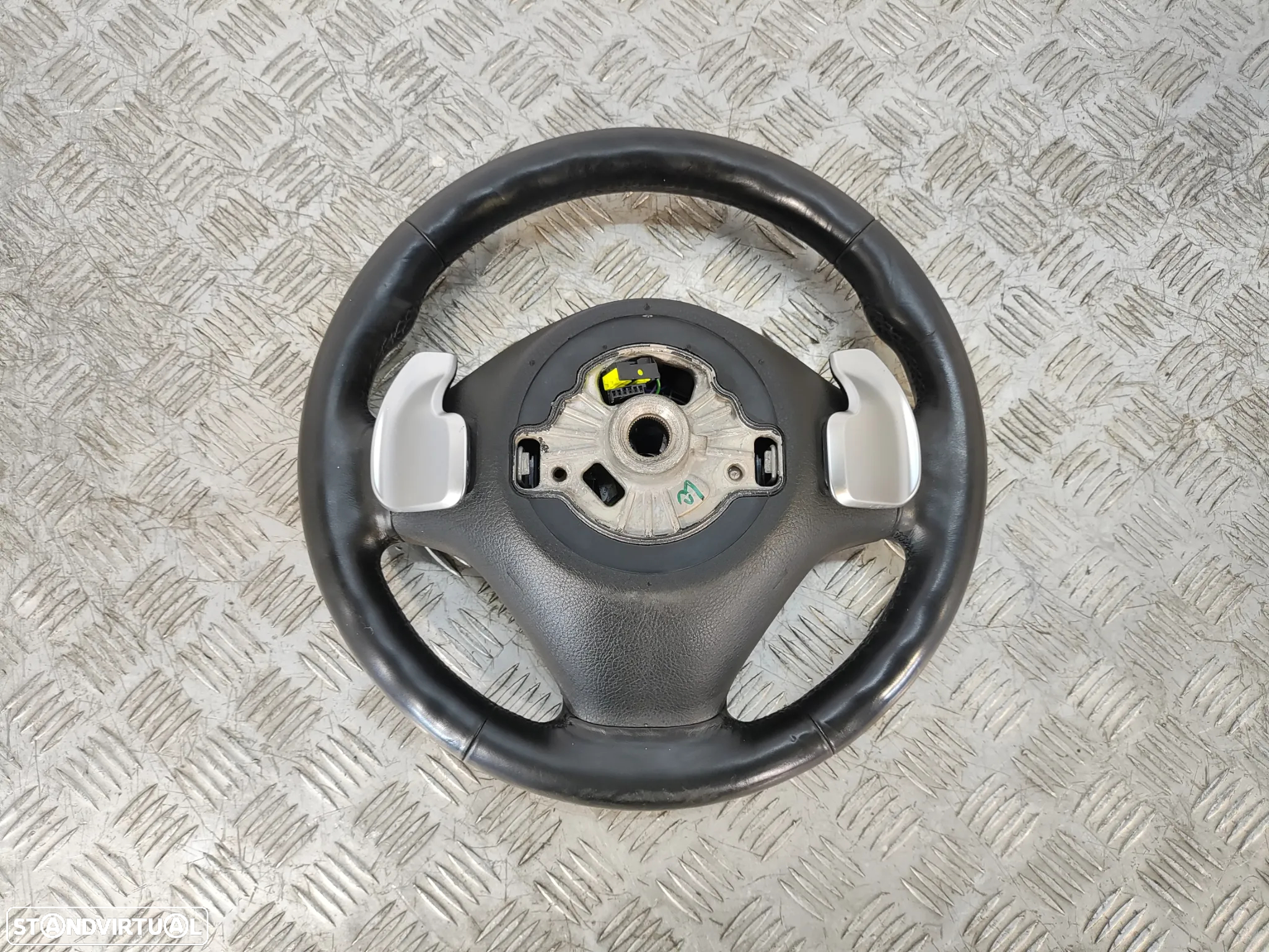 VOLANTE GUIADOR COMPLETO ORIGINAL PACK M BMW SERIE 1 F20 F21 7845877 PELE COMANDOS MULTIFUNÇÕES PATILHAS AIRBAG - 3