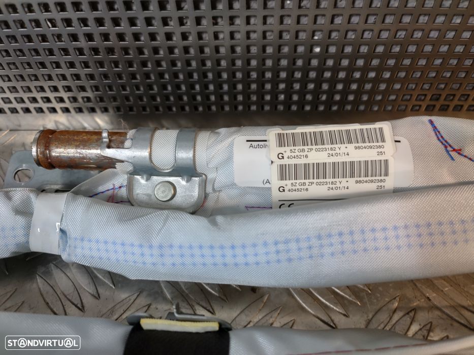 Airbag Cortina Tejadilho Pilares Peugeot 208 I (cc) 2011 a 2019 - 3