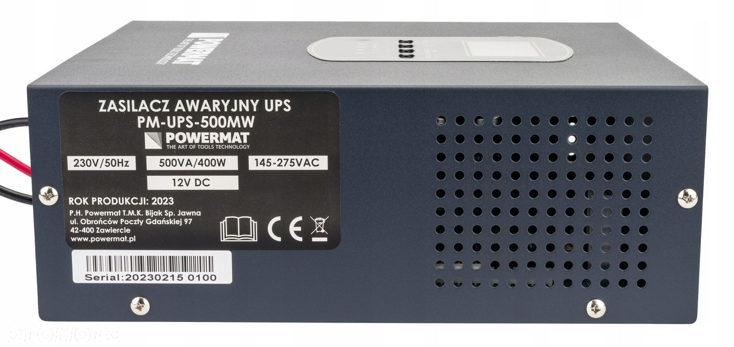 ZASILACZ AWARYJNY UPS LCD 500VA 300W PRZETWORNICA - 5