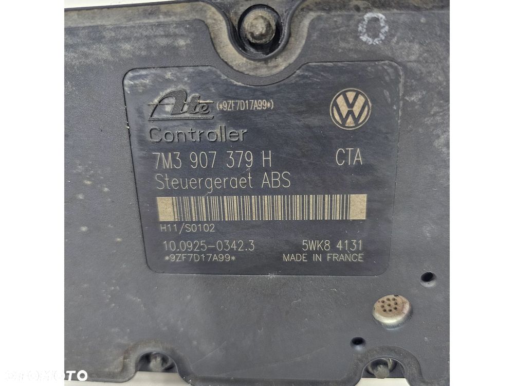 POMPA + STEROWNIK ABS ESP AUDI SEAT SKODA VW SHARAN 7M3907379H - 6