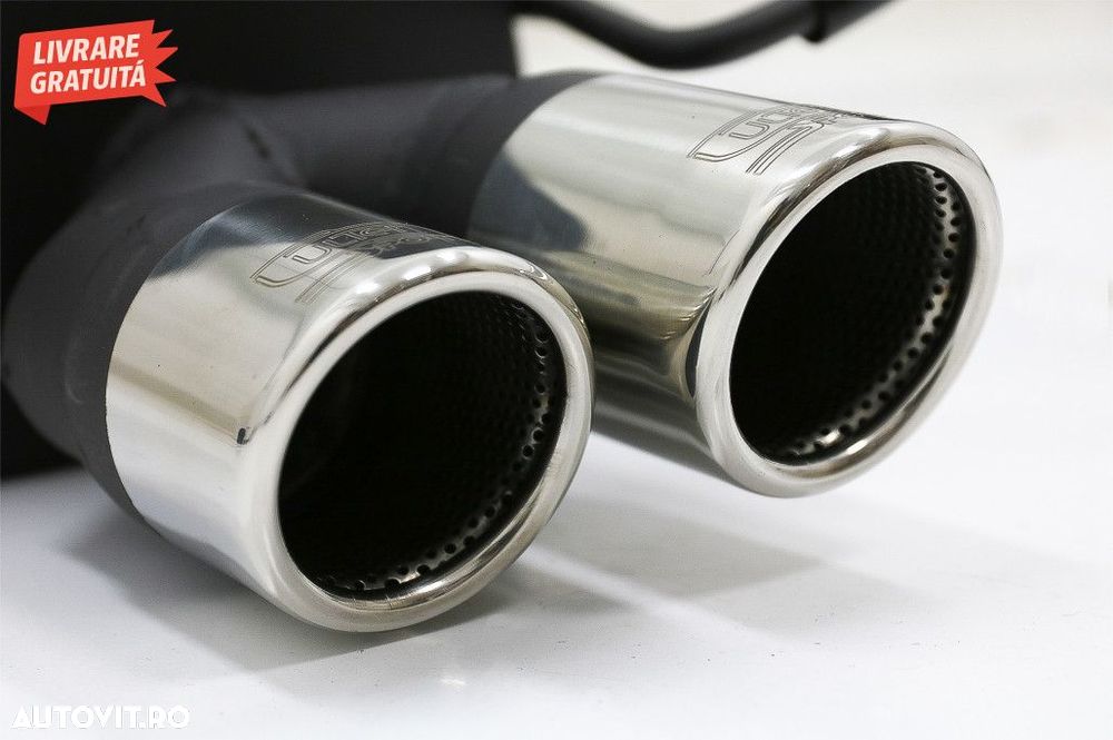 Difuzor Negru Lucios cu Sistem Evacuare BMW Seria 5 F10 (2011-2016) - 6