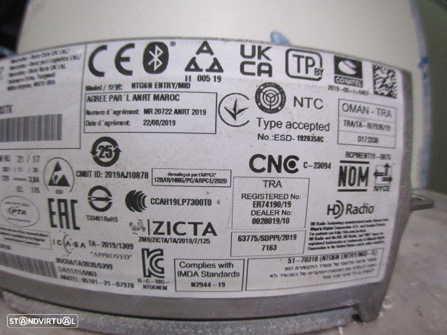 Radios A1779010907  A2479003216 MERCEDES EQB X243 2022 350 292CV 5P PRETO ORIGINAL NTG6N ENTRY\MID - 8