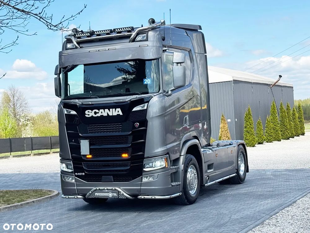 Scania S 540 / ACC / CAŁA NA PODUCHACH  / RETARDER / DUŻA NAVI / VIRTUAL KOKPIT / Z NIEMIEC - 1