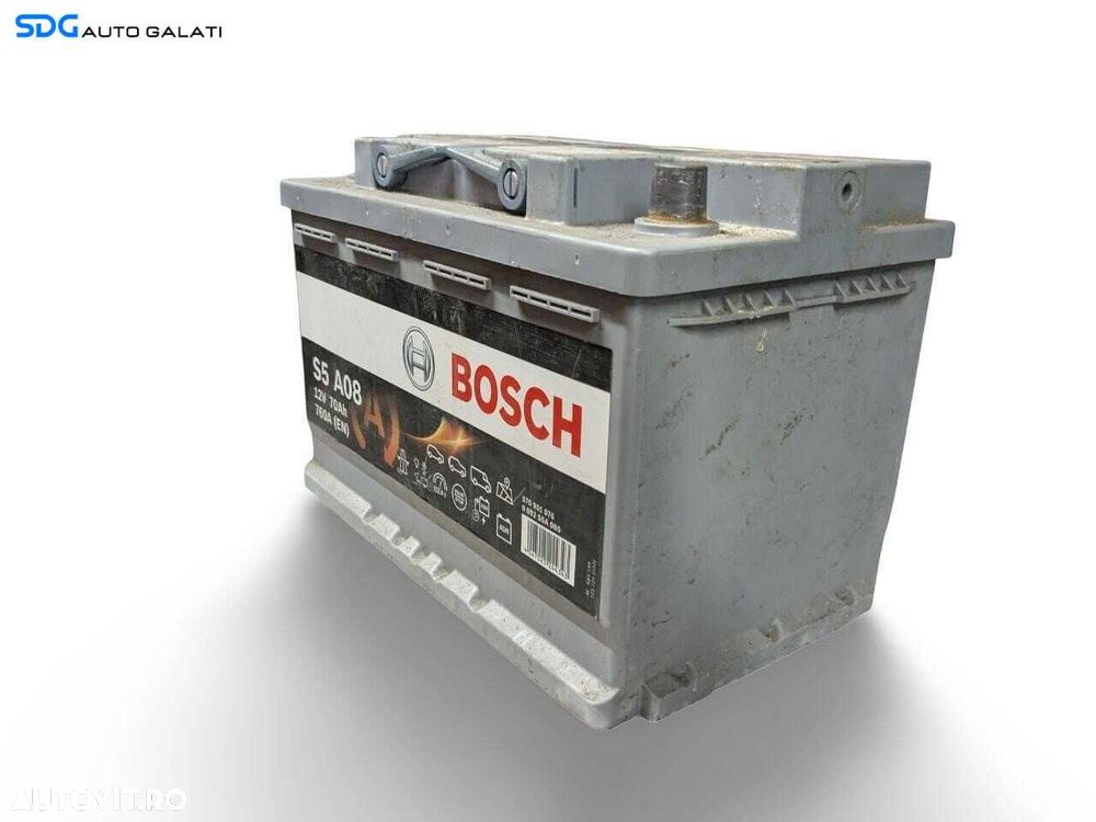 Baterie Acumulator Auto AGM 70AH 760A Bosch 0092S5A080 Volkswagen Audi Seat Skoda Ford Opel Toyota BMW Mercedes Renault Peugeot Dacia [L9801] - 5