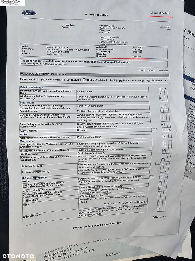 Ford Mondeo 2.0 Hybrid Titanium - 39