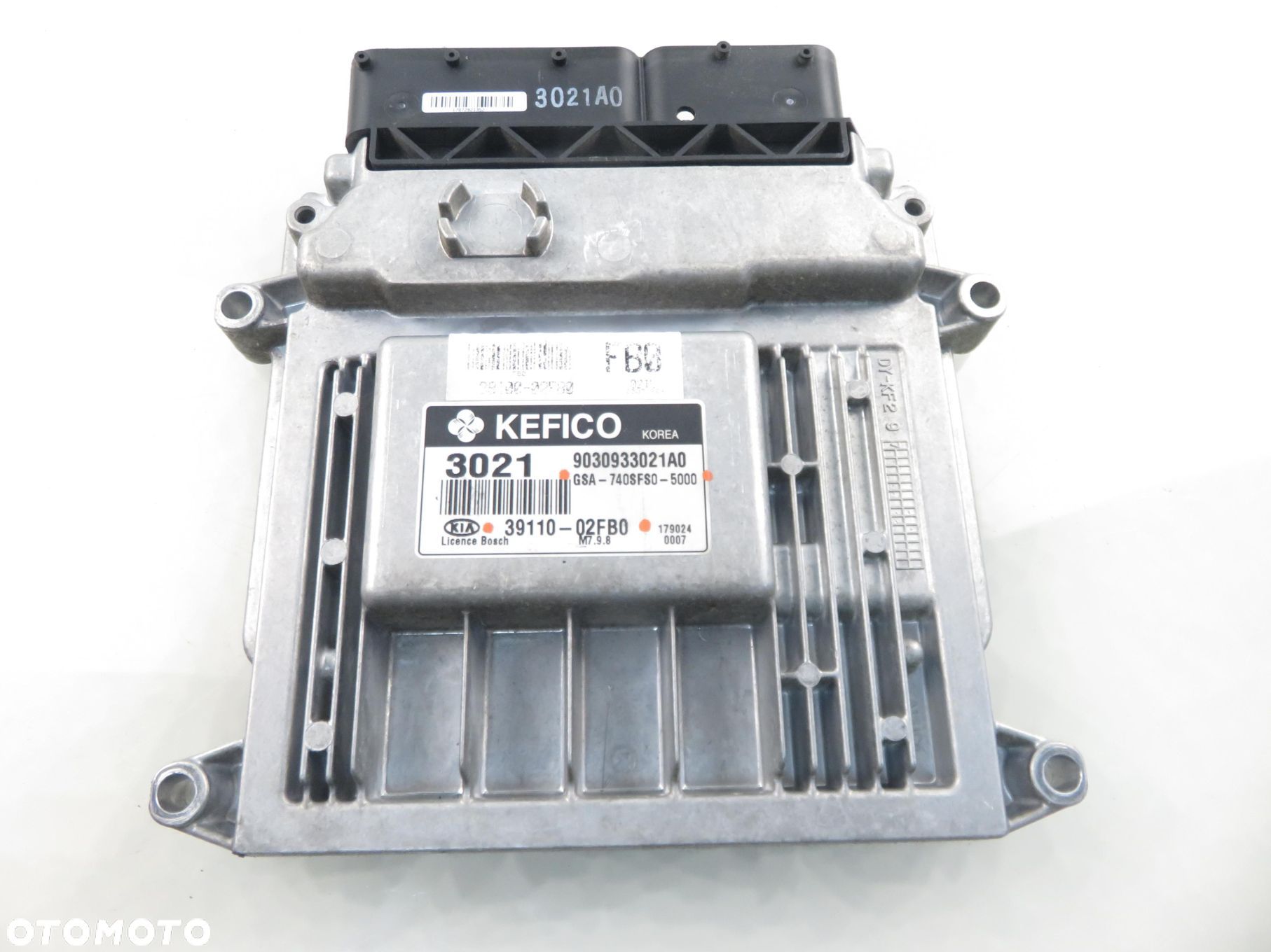 STEROWNIK KIA PICANTO I (BA) 1.0 12V 63 - G4HE 3911002FB0 GSA740SFS05000 - 1