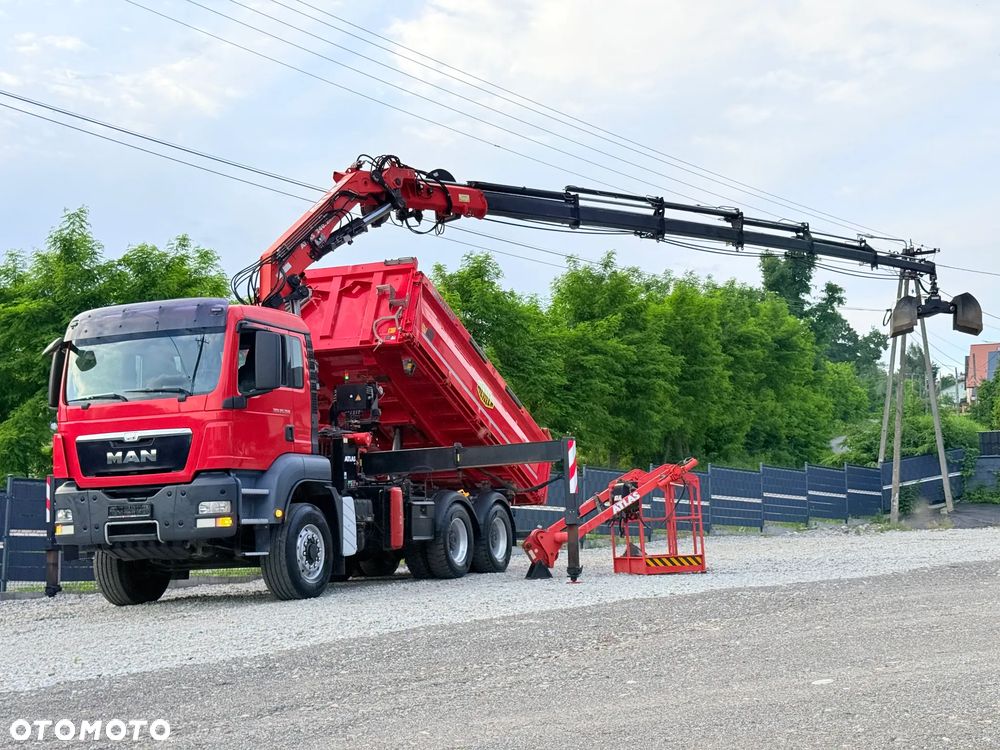 MAN * MAN 26.360 TGS * HDS Kran Atlas 240.2 * 6x6 * Kiper Wywrotka Meiller* Kosz Łyżka * Energetyka * - 19