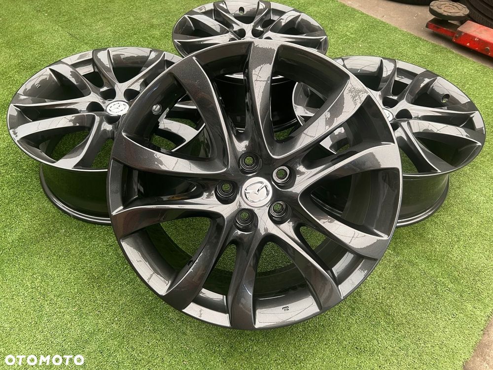 KOMPLET FELG FELGI ALU MAZDA CX-3 CX-5 CX30 CX60 19 ET45 ORYGINALNE - 2