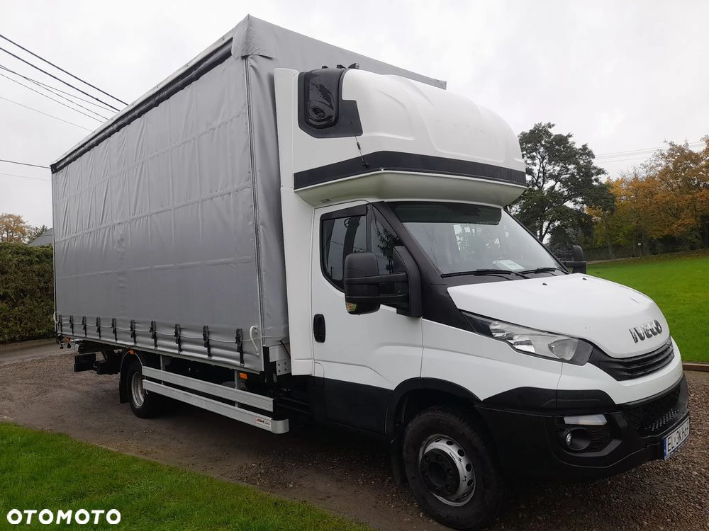 Iveco DAILY 70C18 72C18 dmc 7,2T 180Koni 15 Europalet 2x FIRANKA + ODSUWANY DACH -Sypialnia- WINDA CHOWANA 1000KG POLSKI SALON-- NISKI PRZEBIEG!!! - 3